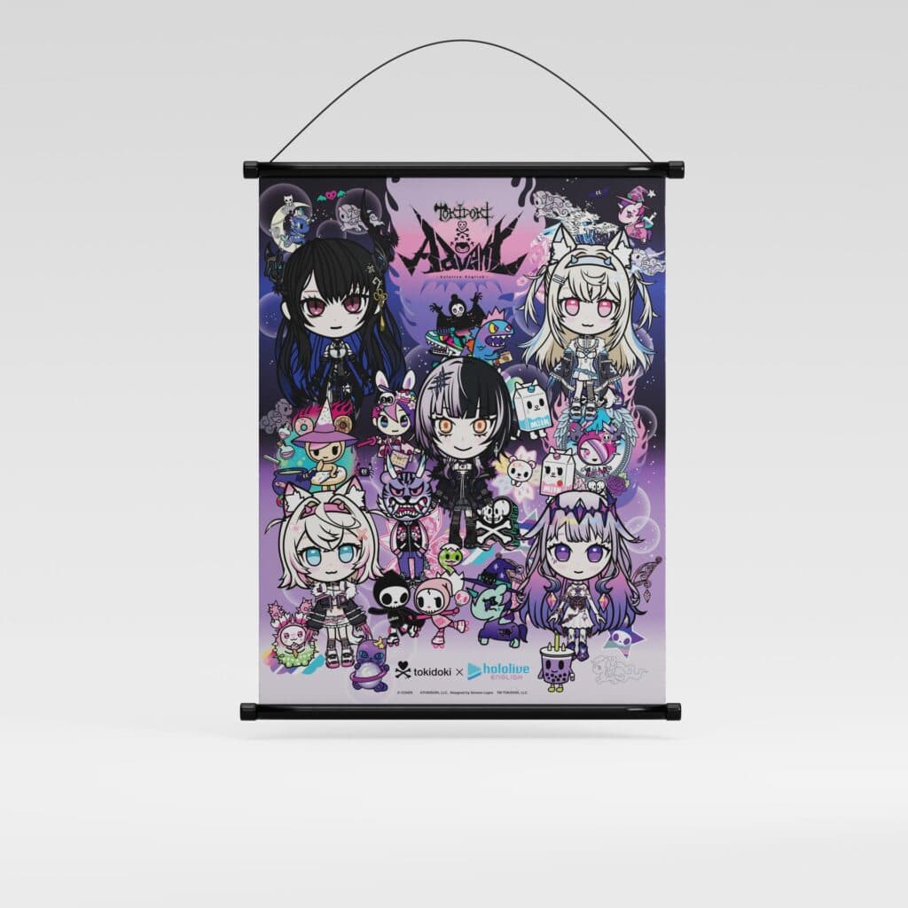 Themed wall scroll (Photo via HYTE)