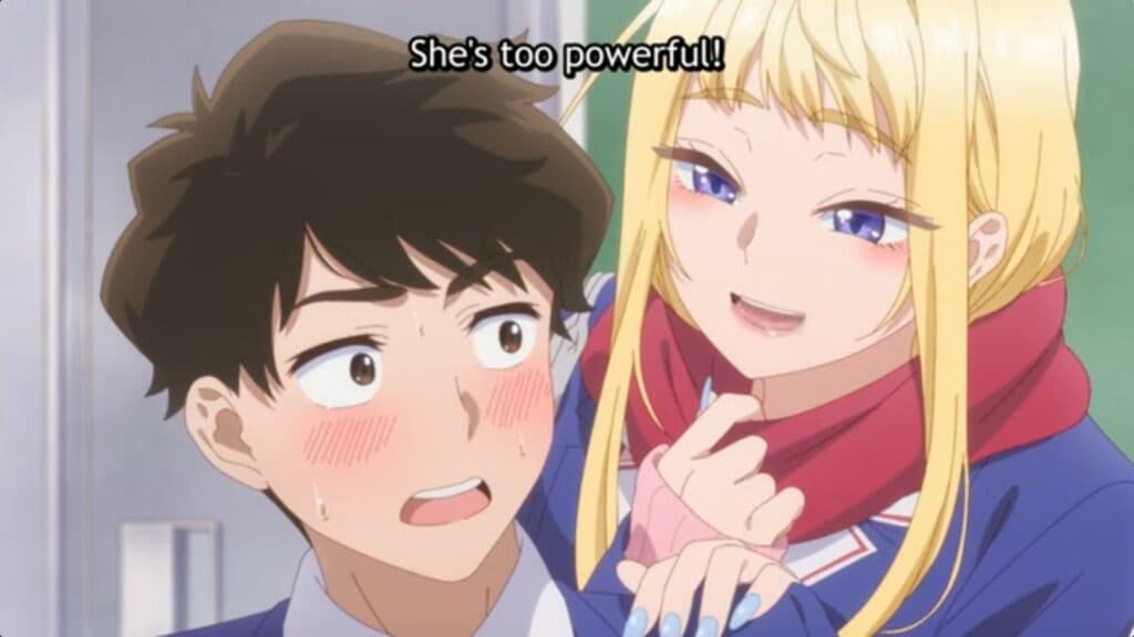 It has a gyaru character in it (Image via Crunchyroll)