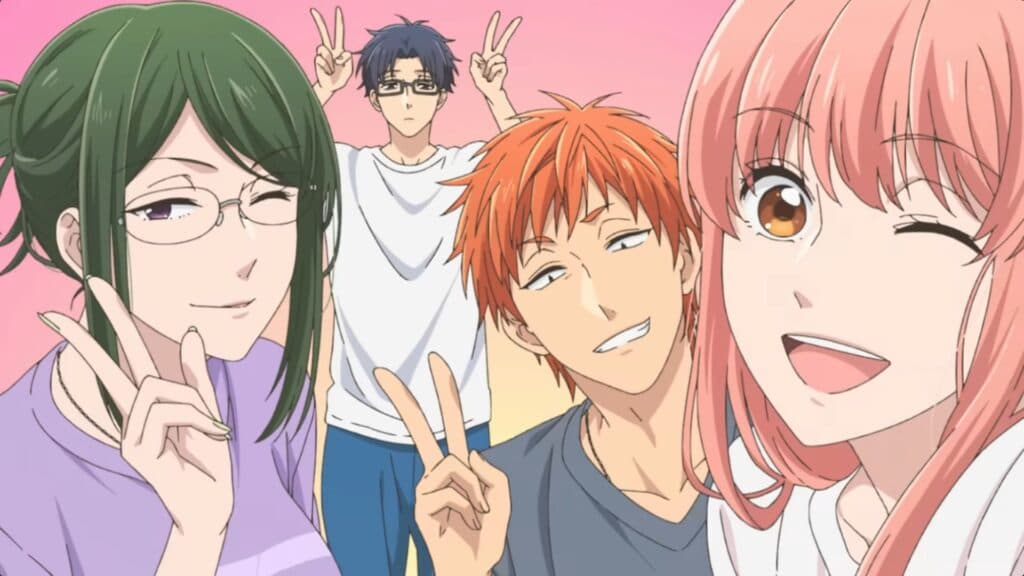 Wotakoi is about working adults who enjoy oktaku culture (Image via Aniplex Channel on YouTube)