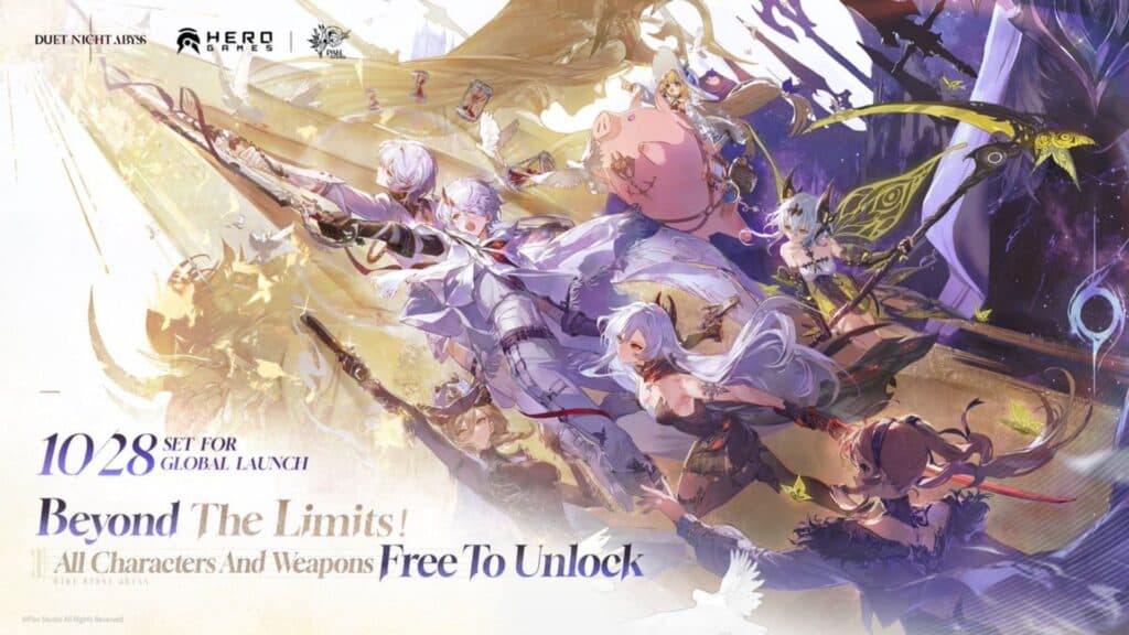 Duet Night Abyss features a fast-paced, hybrid combat system (Image via Pan Studio)