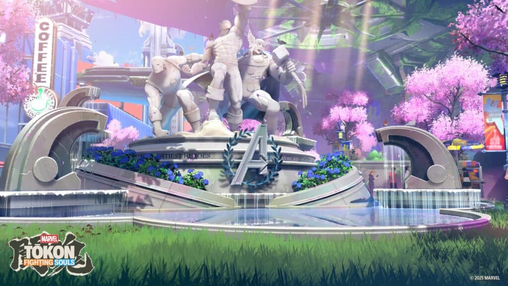 The statue featuring Thor (Image via Arc System Works)