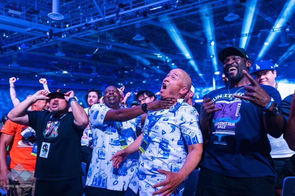 Crowd at EVO 2025 in Las Vegas (Image via: <a href="https://x.com/HelloItsLi">@HelloItsLi</a>)