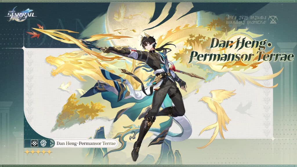 Dan Heng • Permansor Terrae reveal graphic (Image via HoYoverse)