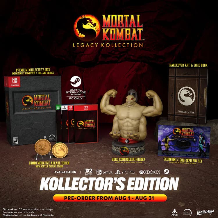 Mortal Kombat: Legacy Kollection -- Kollector's Edition (Image via Warner Bros. Entertainment Inc.)