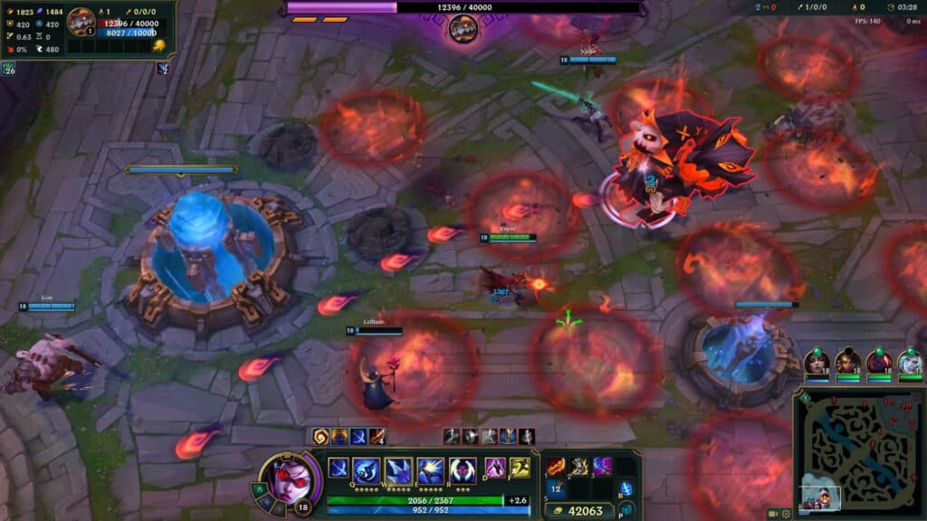 Gameplay screenshot (mage via Riot Games)