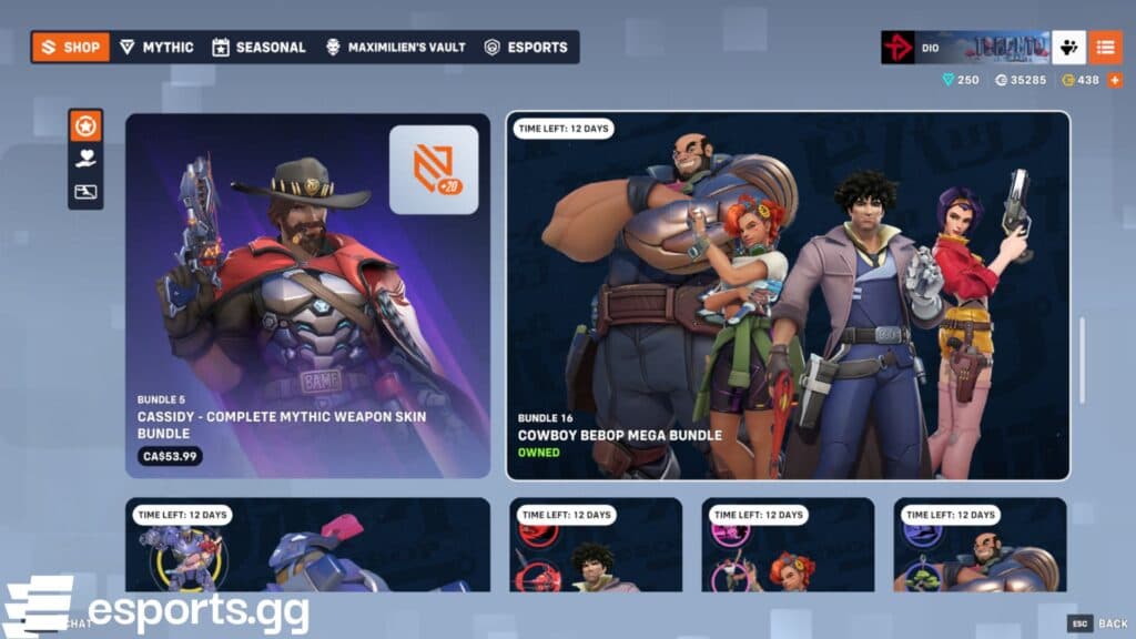 These skins are back for a limited time starting Aug. 26 (Screenshot via esports.gg)