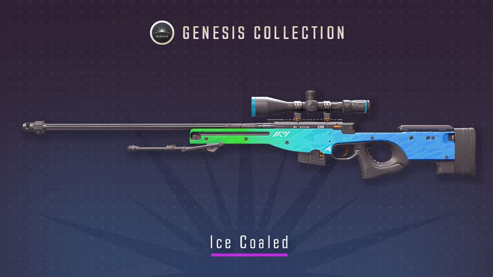 Ice Coalef, a Classified AWP skin (Image via Valve)
