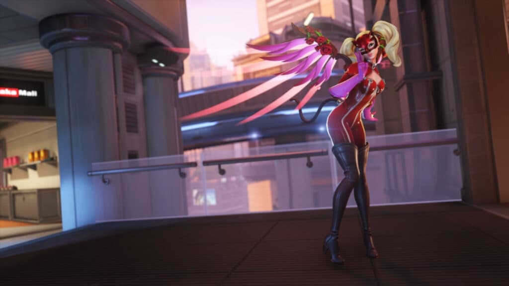 The Panther Mercy skin in Overwatch 2 (Image via Blizzard Entertainment)
