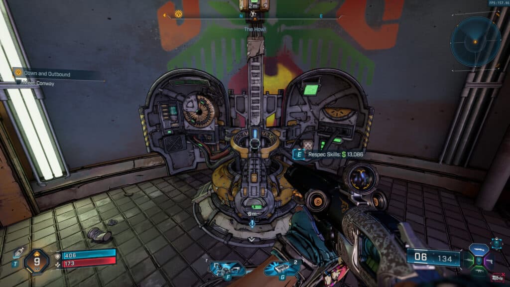 The Respec Machine at Outbounders HQ. Screenshot by esports.gg