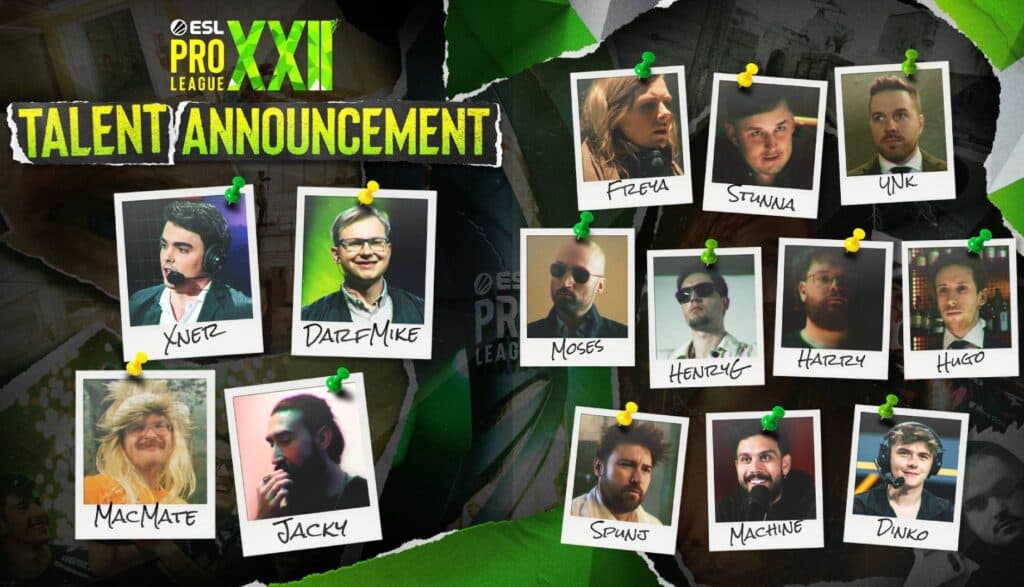 Talent at ESL Pro League Season 22 (Image via ESL)