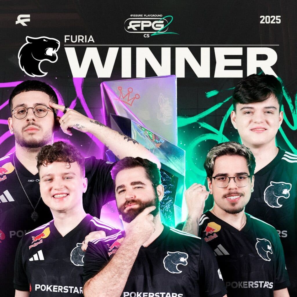 FURIA, the winners (Image via FISSURE)