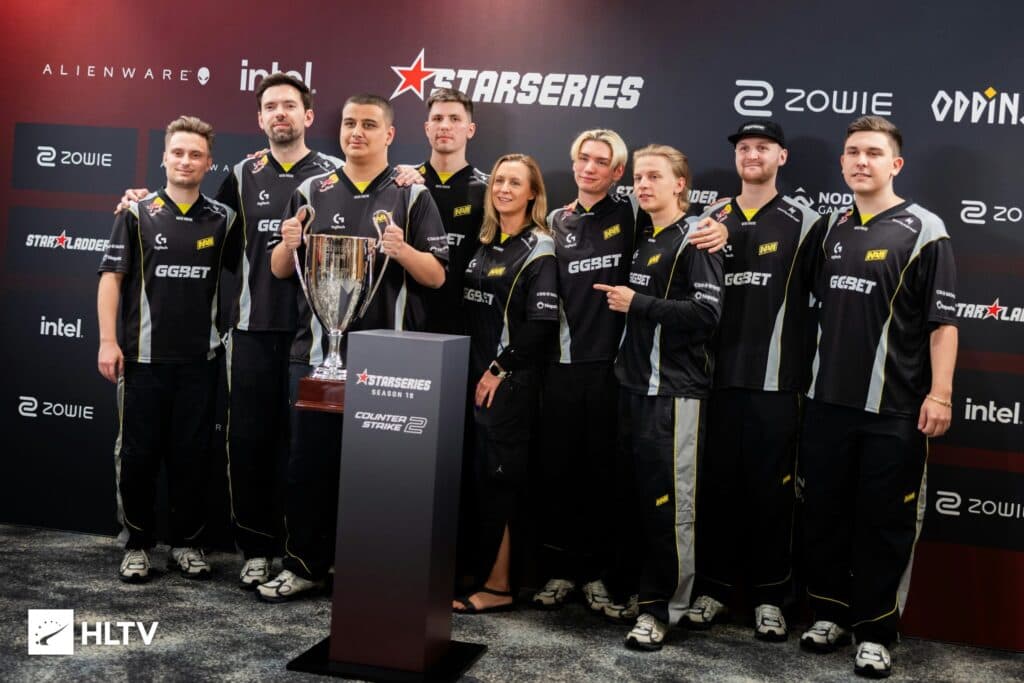 NAVI wins StarSeries Fall 2025 (Photo via HLTV)