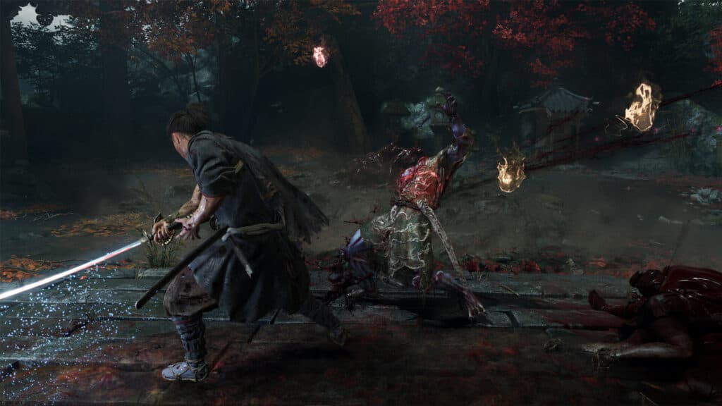 Onimusha: Way of the Sword gameplay screenshot (Image via Capcom)
