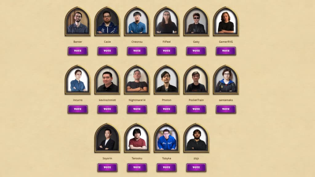 Masters Tour Summer Championship players (Image via Blizzard Entertainment)