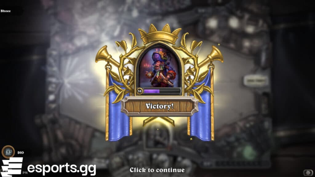 Victory screen (Screenshot via esports.gg)