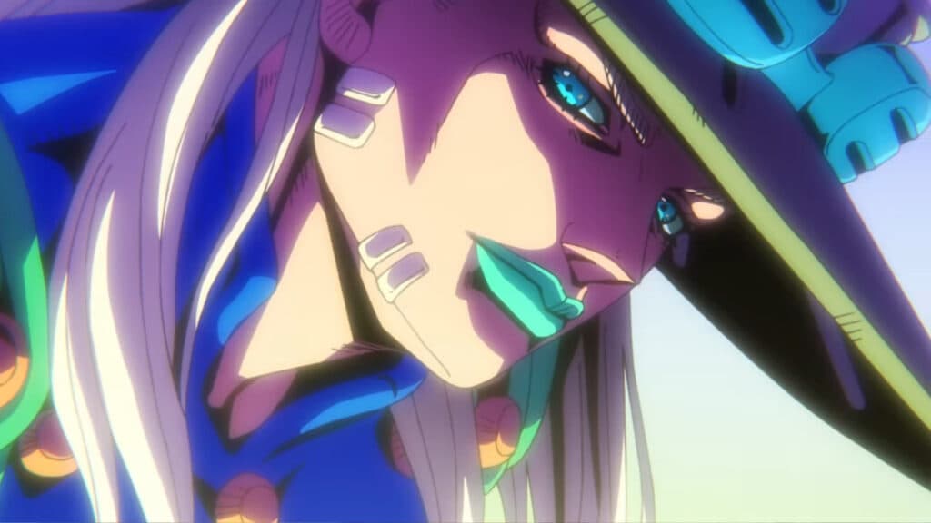 Gyro Zeppeli in the anime (Image via Lucky Land Communications | Shueisha | JoJo The Animation Project)