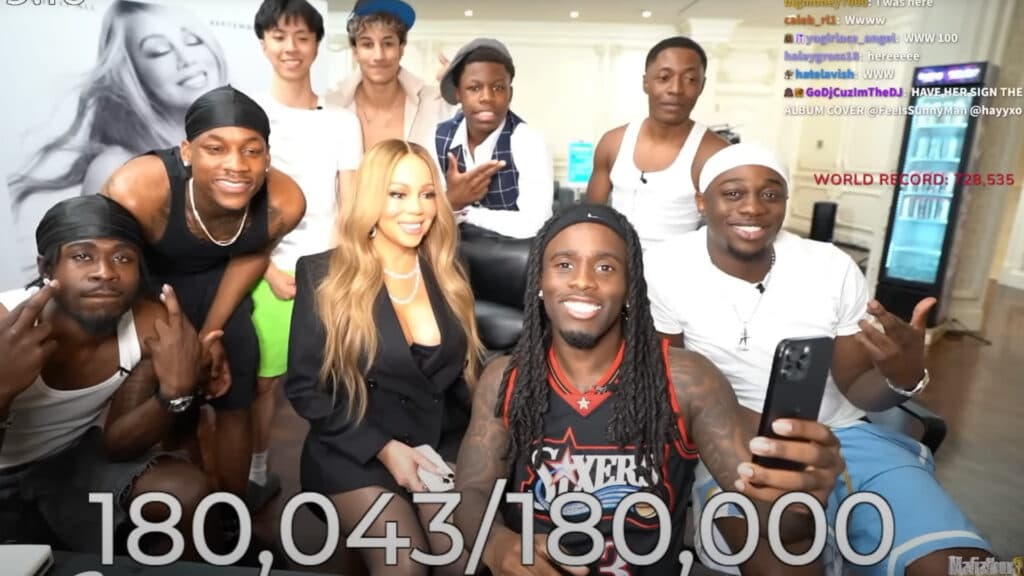 Mafiathon 3 reaches more than 180,000 subscribers (Image via Kai Cenat)