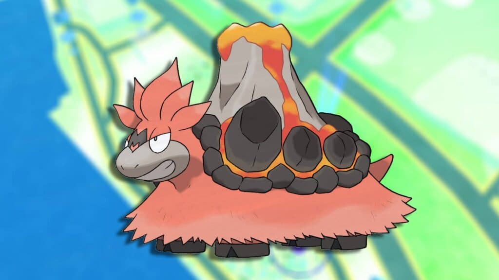 Mega Camerupt, a Fire/Ground type. (Image via esports.gg)