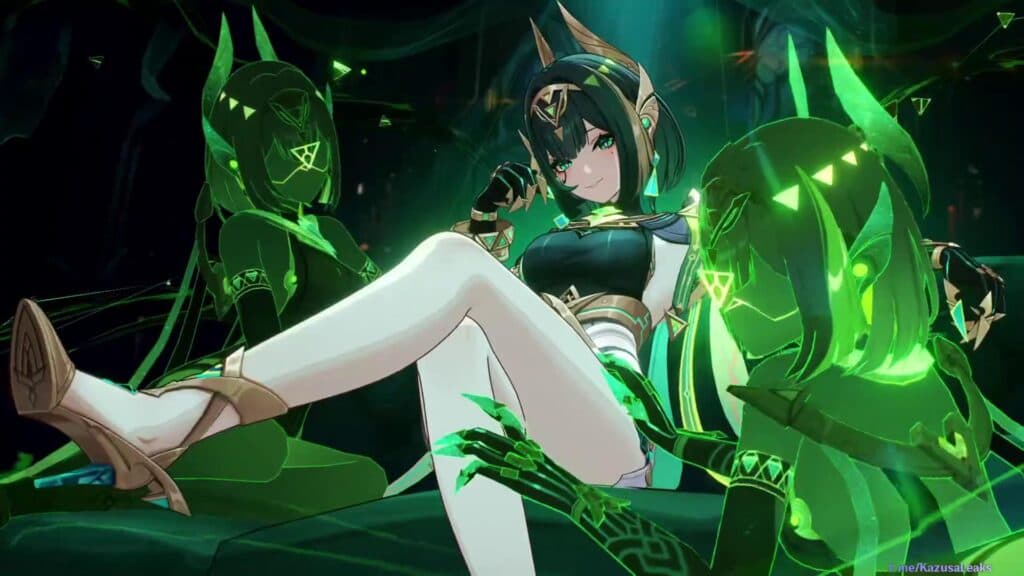 Nefer burst (Image via KazusaLeaks)