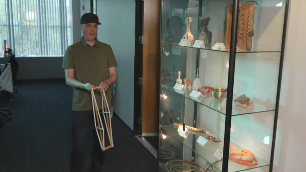 Chris De La Pena about to demonstrate the wind wand (Image via Blizzard Entertainment)