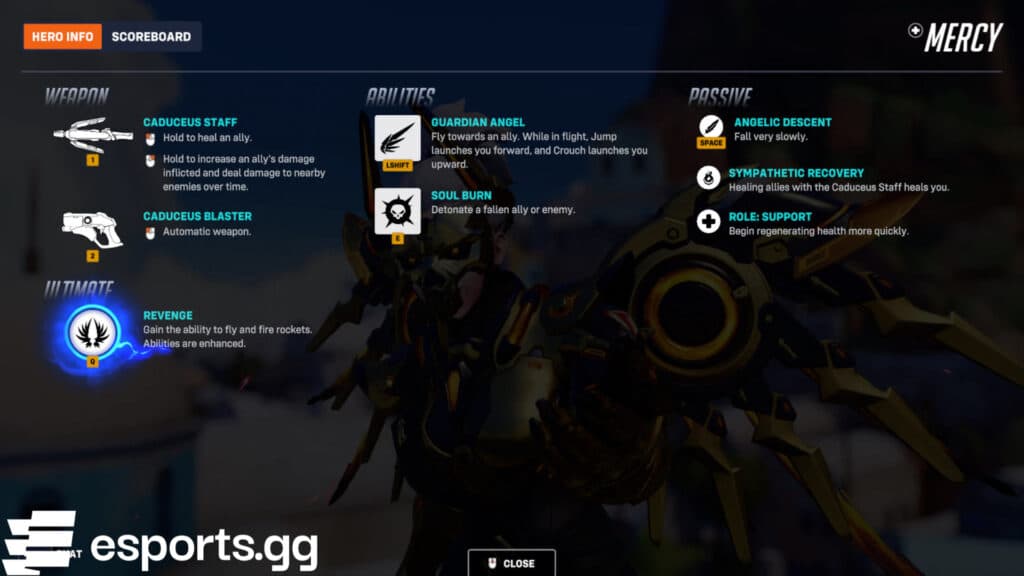 Mirrorwatch Mercy (Screenshot via esports.gg)