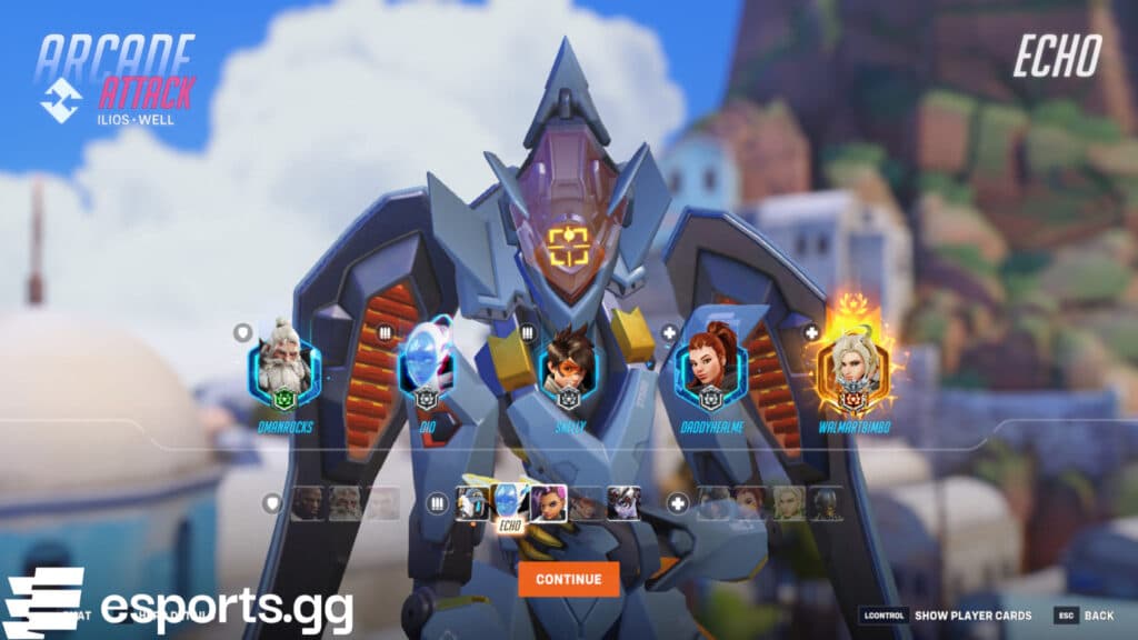 All Mirrorwatch heroes (Screenshot via esports.gg)
