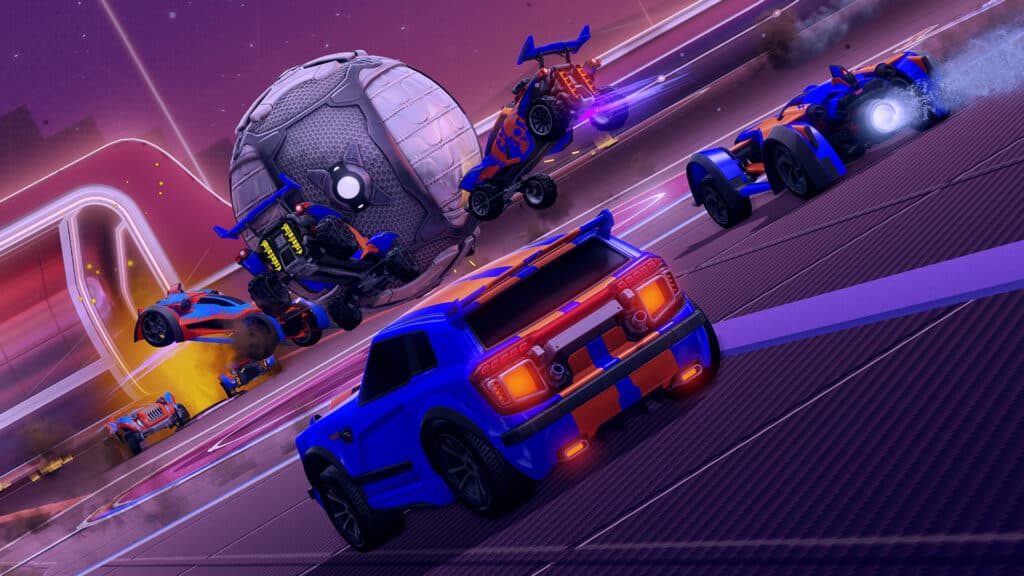 4v4 Rocket League (image via Psyonix)