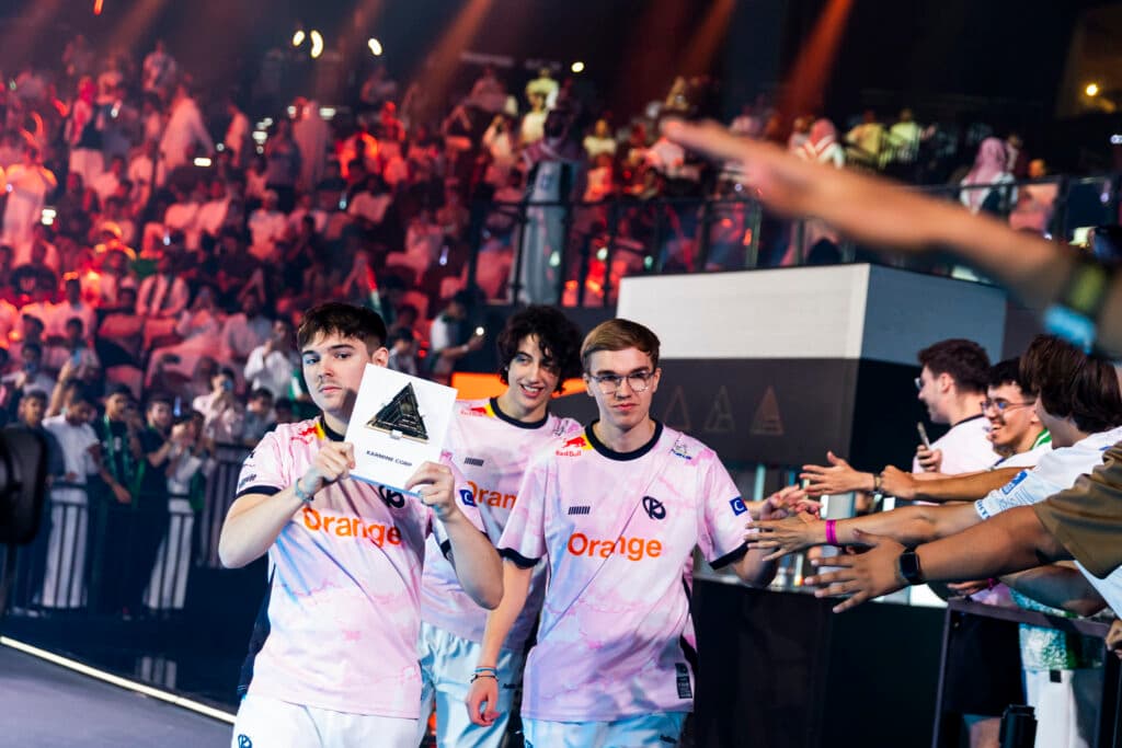 Karmine Corp at the Rocket League Esports World Cup 2025 (Photo via EWC | Viola Schuldner)