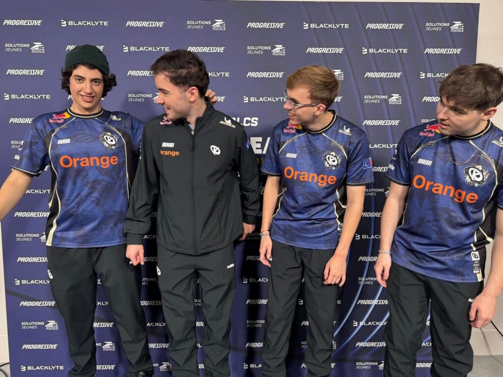 Karmine Corp at the RLCS 2025 World Championship (Photo via Rocket League Esports)