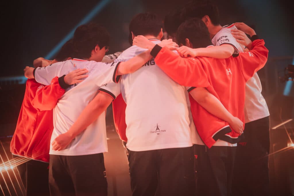 T1 at VALORANT Champions 2025 (Photo via Riot Games | Colin Young-Wolff)