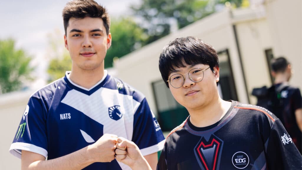 TL nAts and EDG CHICHOO (Image via Riot Games)