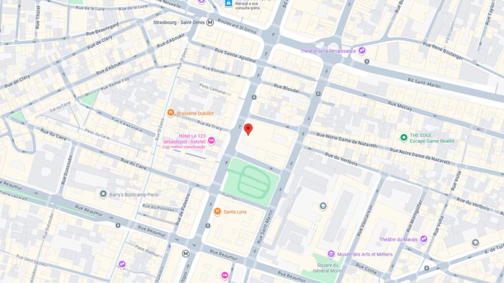 V.Hive location (Screenshot from Google Maps)