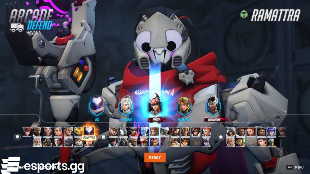 Totally Normalwatch roster (Screenshot via esports.gg)