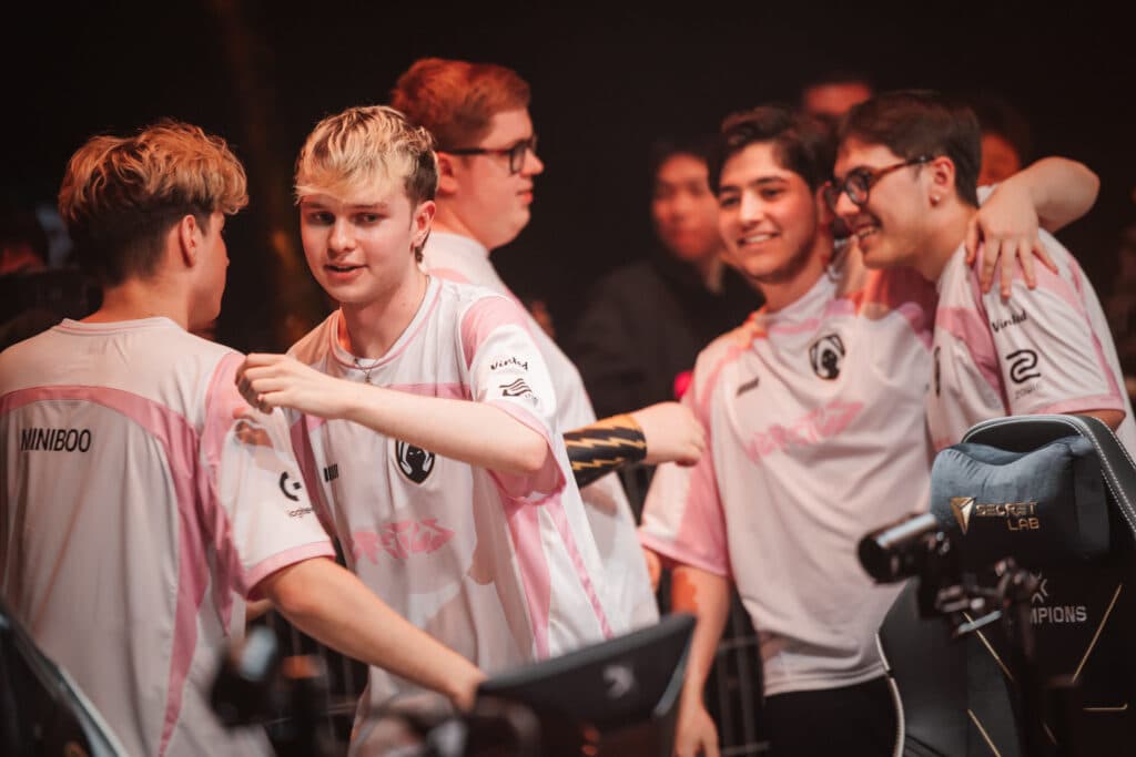 Team Heretics at VALORANT Champions 2025 (Photo via Riot Games | Colin Young-Wolff)