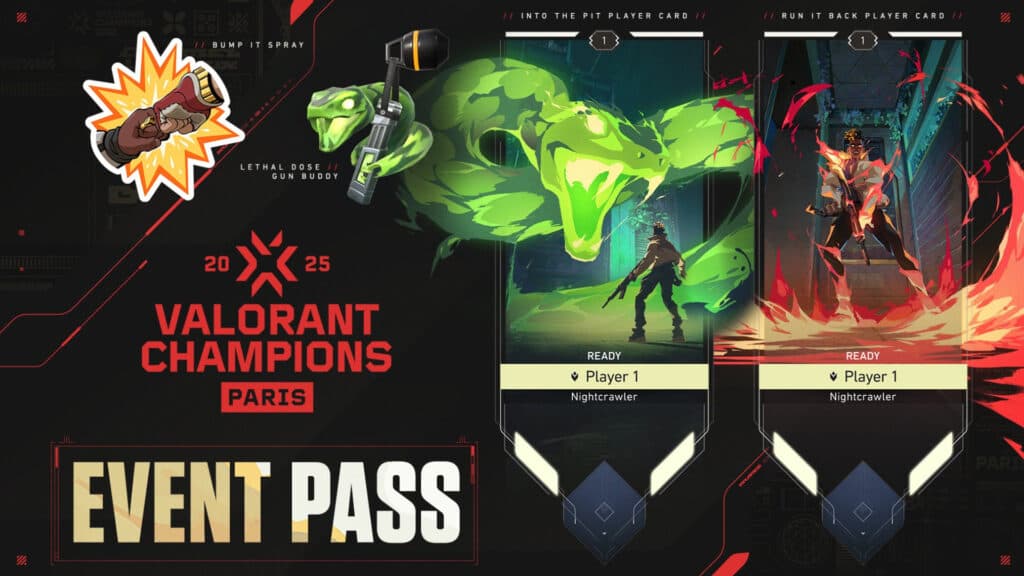 Champions 2025 event pass rewards (Image by Riot Games)
