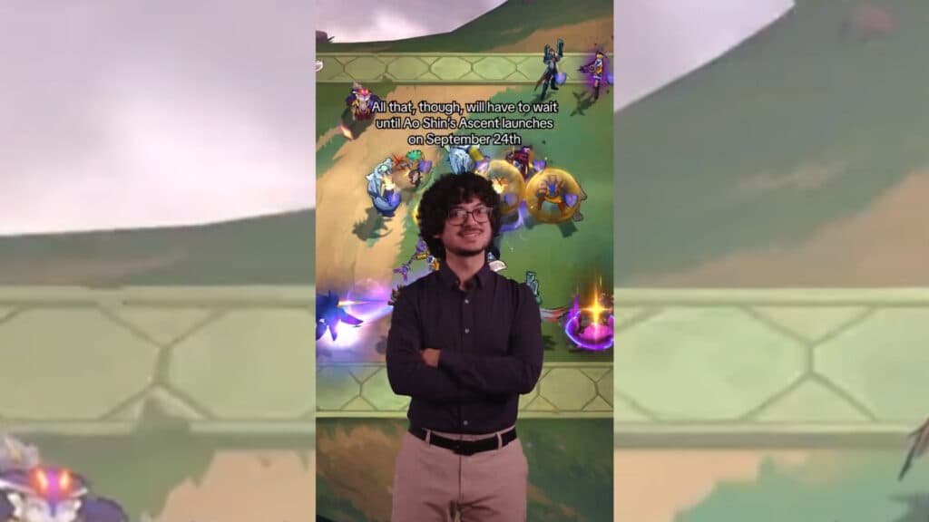 Michael Scipione, the design lead for Ao Shin's Ascent, on the PvE mode's release date (Image via Riot Games)