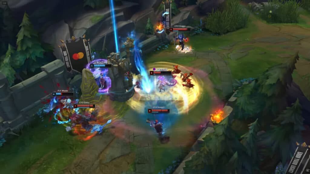 CFO vs FLY at LoL Worlds 2025 (Image via Riot Games)