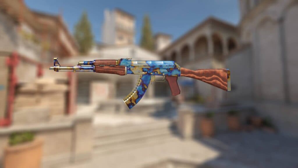 Blue Gem AK-47 | Case Hardened (Image via esports.gg)