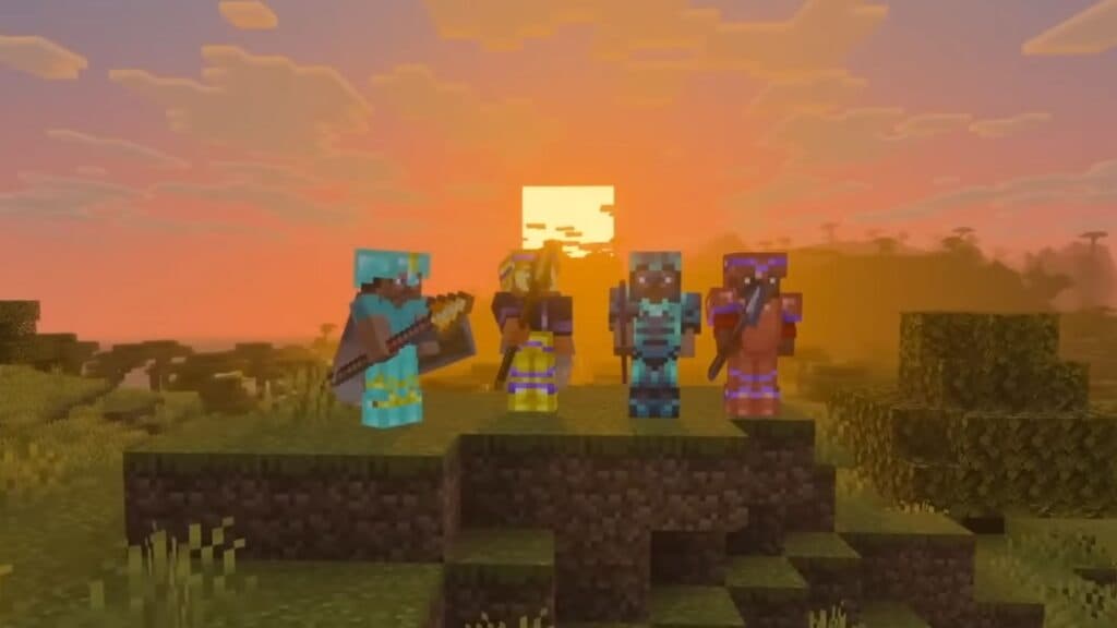 You can craft spears using different materials (Image via Mojang)