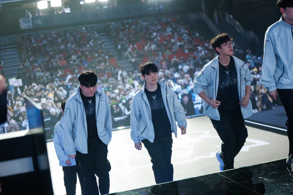 LoL Gen.G Esports at Worlds 2025 (Photo via Riot Games | Liu YiCun)