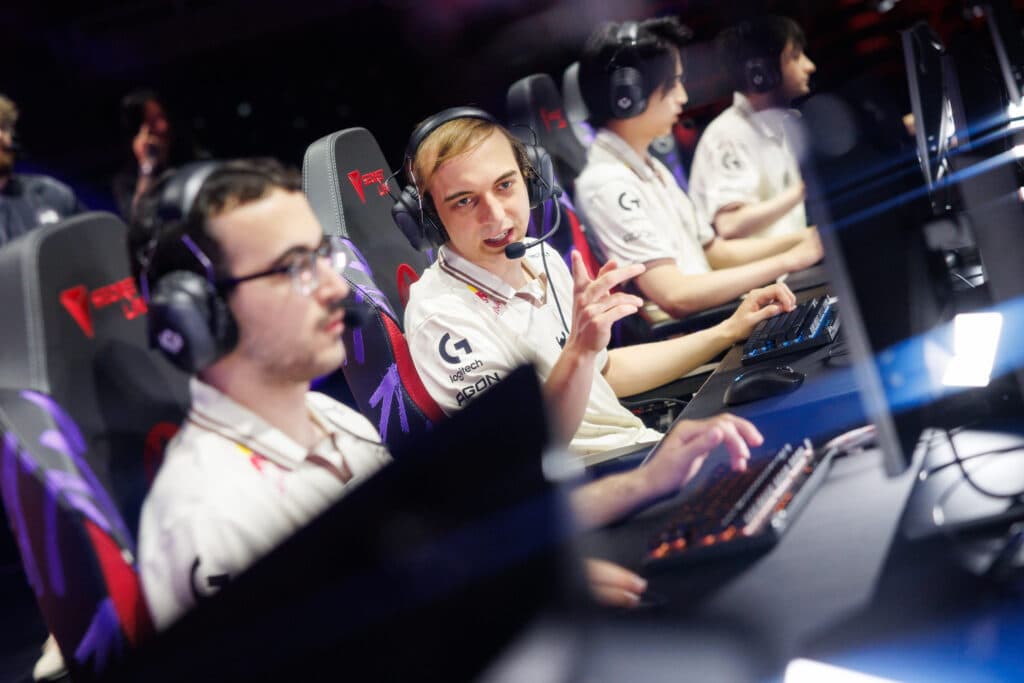 G2 Esports at the MSI 2025 (Photo via Riot Games | Liu YiCun)