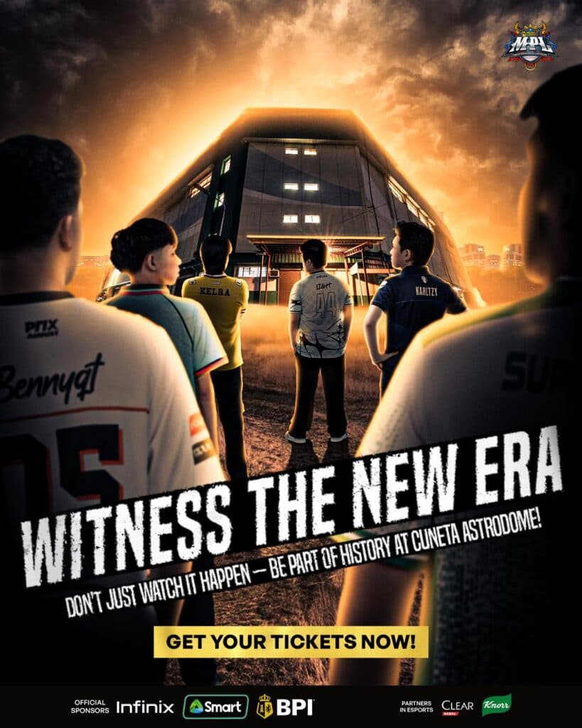 The playoffs will be held in the Cuneta Astrodome. (Image via MOONTON Games, MPL Philippines)