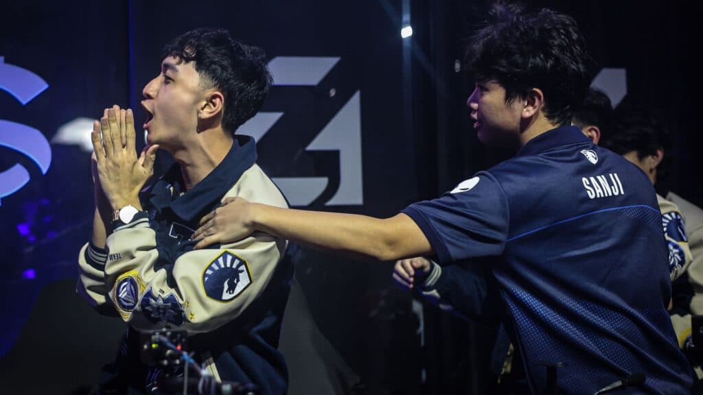 TLPH Oheb taunting during the grand finals (Image via MOONTON Games)