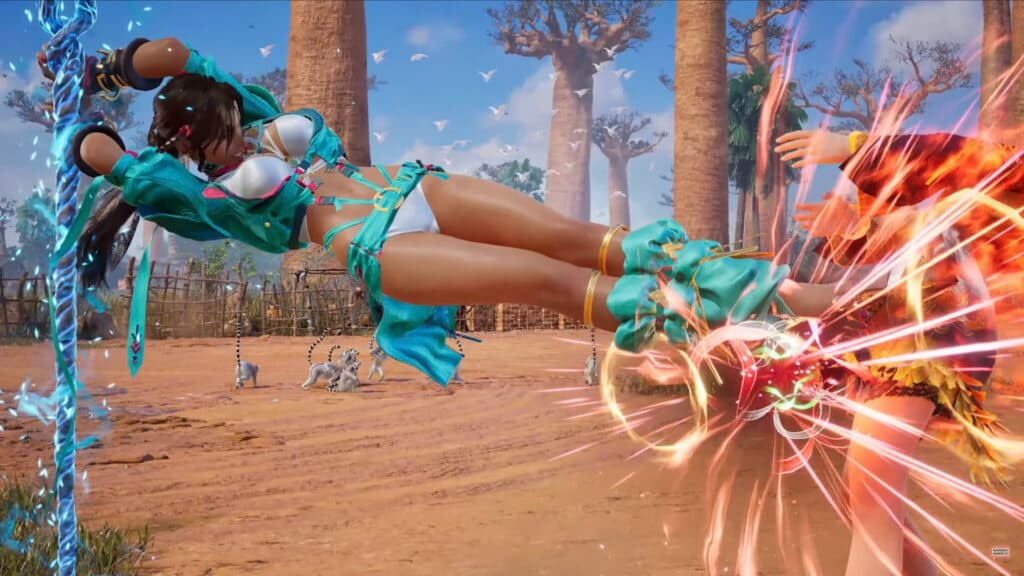 Miary Zo evades and combos with incredible range (screenshot by esports.gg)