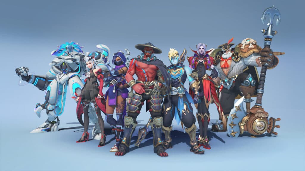 Battle Pass skins (Image via Blizzard Entertainment)