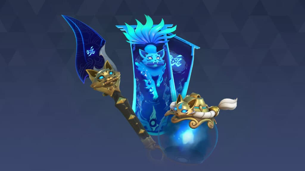 Kiriko’s mythic weapon skin details (Image via Blizzard Entertainment)