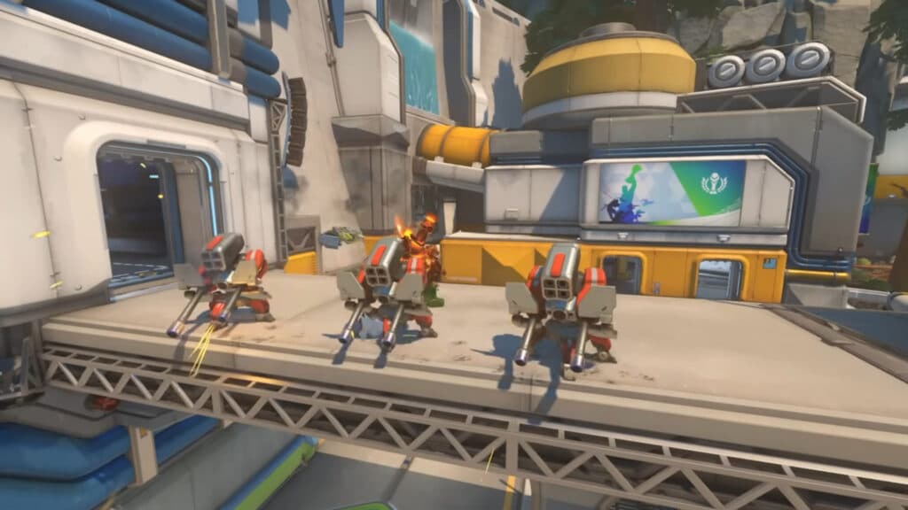 Torbjorn's turret shenanigans in Overwatch 2 Stadium Season 19 (Image via Blizzard Entertainment)