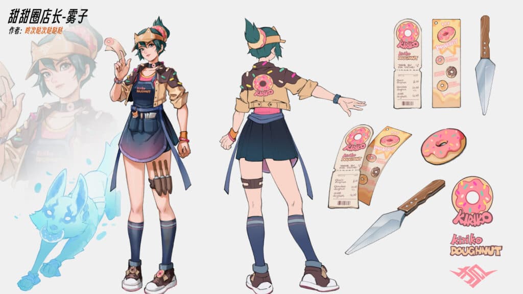 Donut Kiriko skin (Image via d3watch | Blizzard Entertainment)
