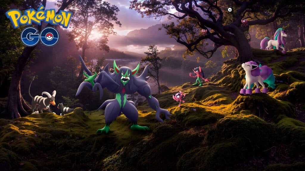 Wild Area Global 2025 will feature various Dark- and Fairy-type Pokemon (Image via The Pokémon Company)