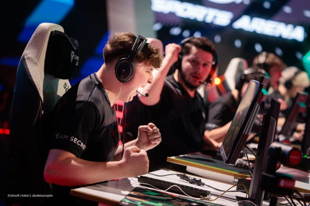 Team Secret at the R6 EWC 2025 (Photo via Ubisoft | Adela Sznajder)